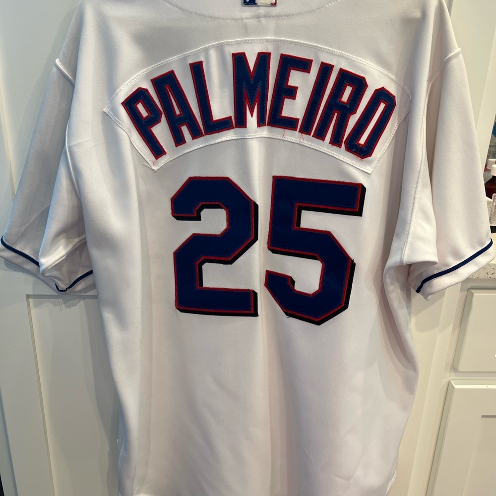Palmeiro Rangers Authentic Jersey